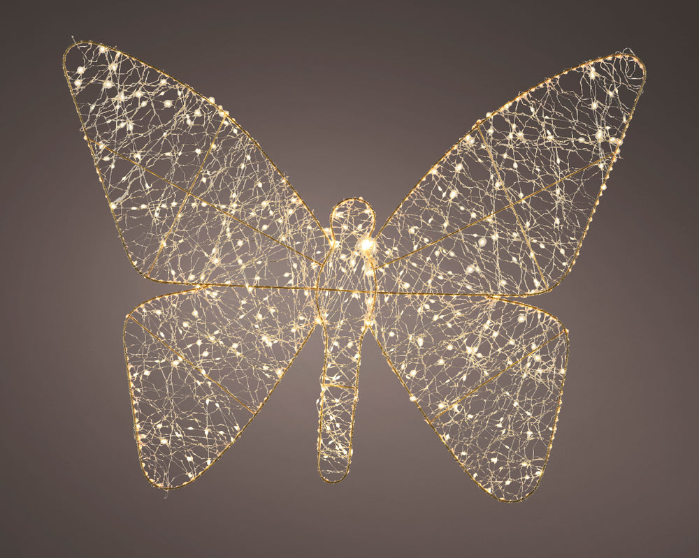 2.5 FT 700 Micro LED Classic Warm Gold Butterfly