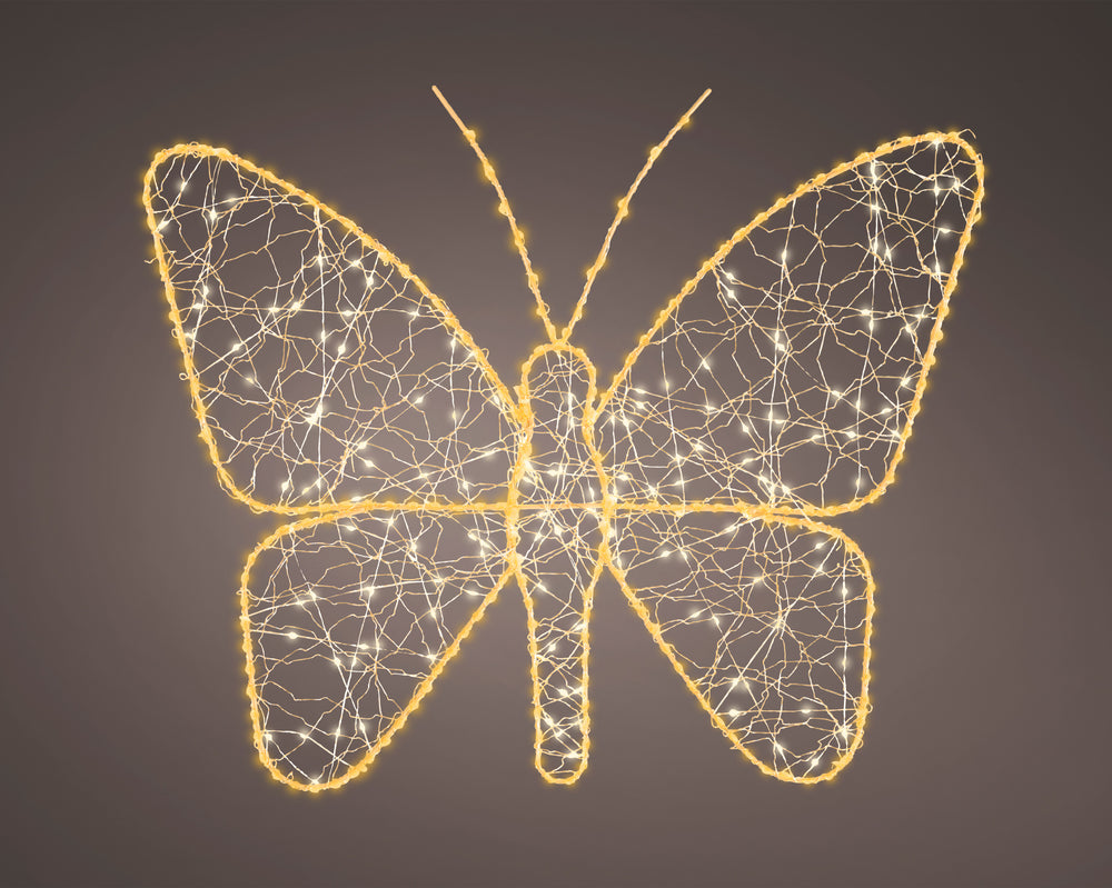 1.4 FT 436 Micro LED Warm White & Classic Warm Gold Butterfly