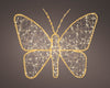 1.4 FT Warm White & Classic Warm Micro LED Gold Butterfly
