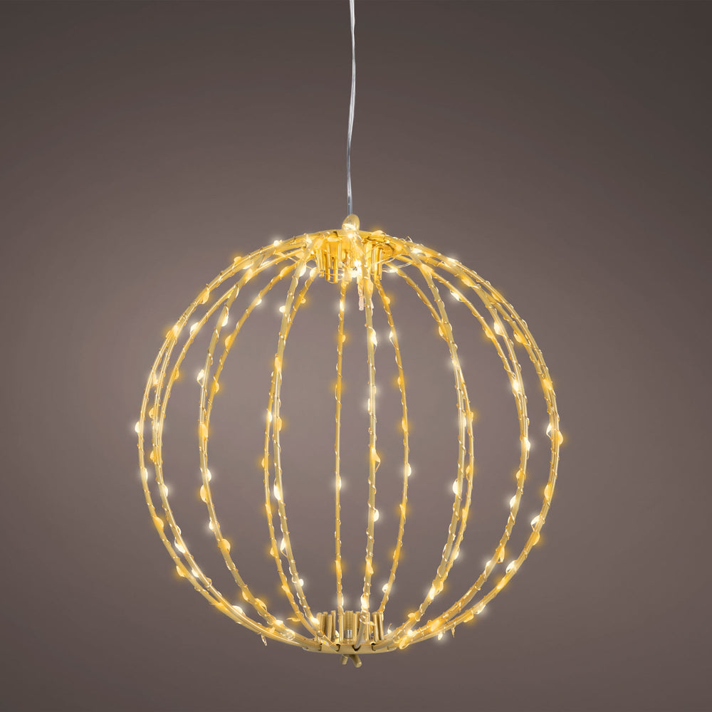 11" 192 LED Micro LED Warm White & Classic Warm Hanging Ball