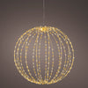 15" 240LED Micro LED Warm White & Classic Warm Hanging Ball