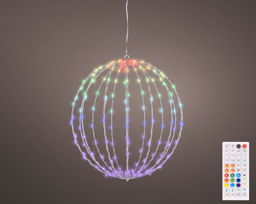 15" White Ball Micro Multi Color Changing LED