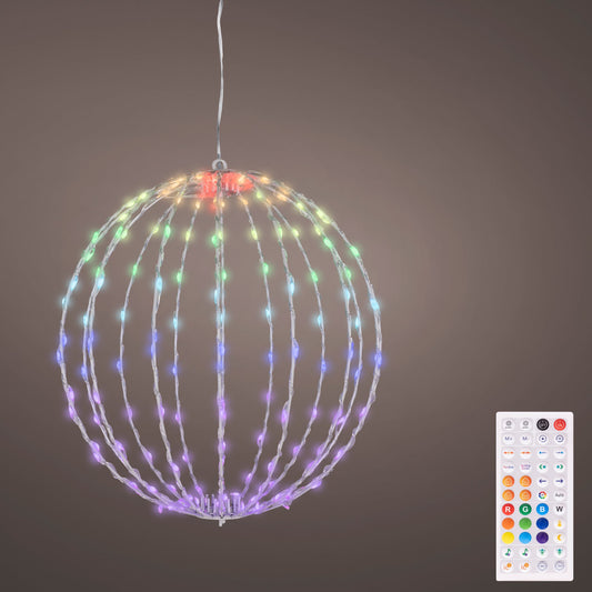 15" White Ball Micro Multi Color Changing LED