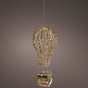 3 FT Gold Air Balloon Micro Warm White LED