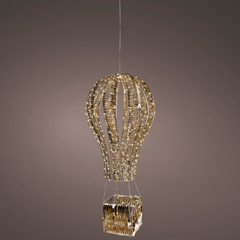 3 FT Gold Air Balloon Micro Warm White LED