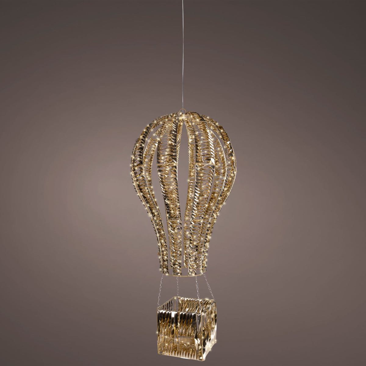 3 FT Gold Air Balloon Micro Warm White LED