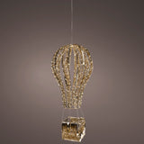 3 FT Gold Air Balloon Micro Warm White LED