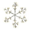 Copos de nieve parpadeantes de LED blancos cálidos de 94 x 107 cm (37" X 42") y 480 LED