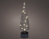 16" Micro LED Grey Rotating Tree Battery Operated