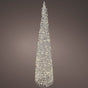 3 FT Silver Cone Tree Micro Warm White LED
