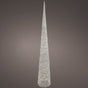 9 FT Silver Cone Tree Micro Warm White LED
