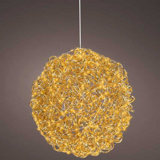 14" 400 Micro LED Classic Warm Gold Ball