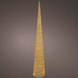 9 FT Gold Cone Tree Micro Classic Warm LED