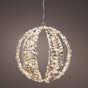 12" Warm White Micro LED Gold Ball