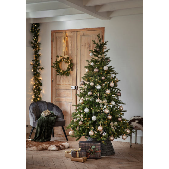Allison Pine Tree Pre Lit Warm White & Multi LED Lights