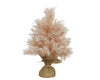 Mini Paris Pink Snowy Yute Bag Árbol Apagado