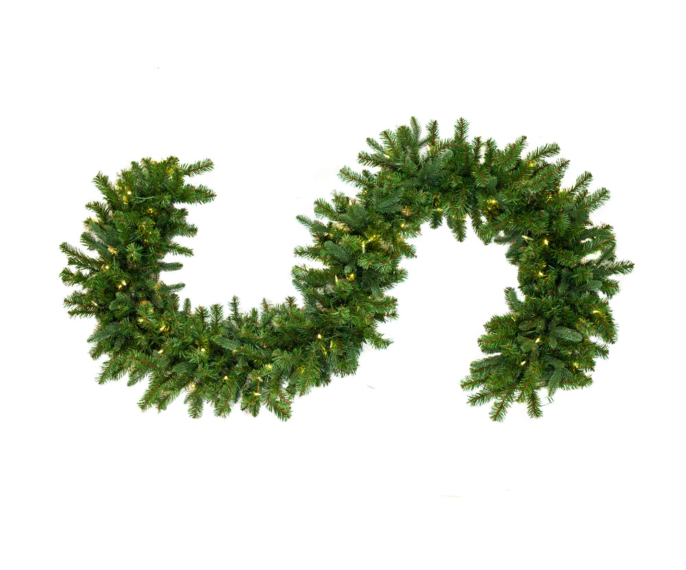 Foxtail Garland Prelit Warm White LED