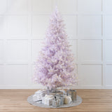 10 FT White Aspen Fir Pre-Lit Incandescent White Lights