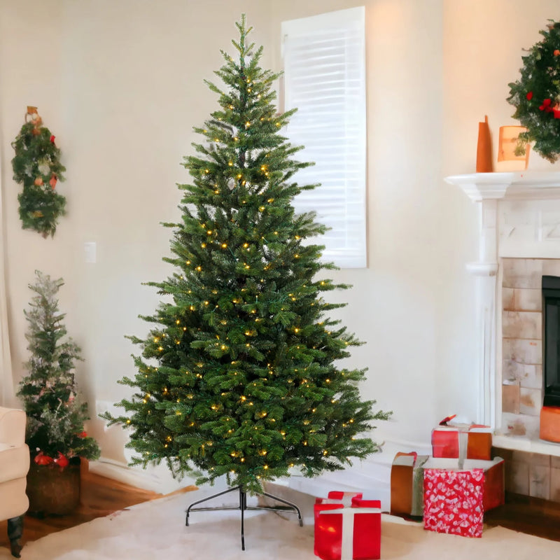 Allison Pine Tree Pre Lit Warm White & Multi LED Lights