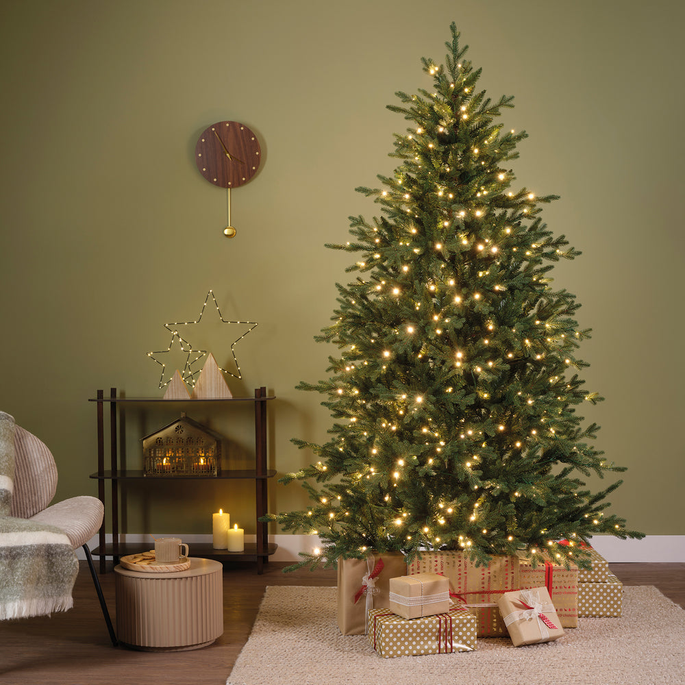 Greenhill Fir Tree Pre Lit Soft Warm LED Lights