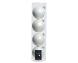 4" Shiny & Matte Ball Ornament Assorted Set Of 24