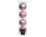 4" Shiny & Matte Ball Ornament Assorted Set Of 24