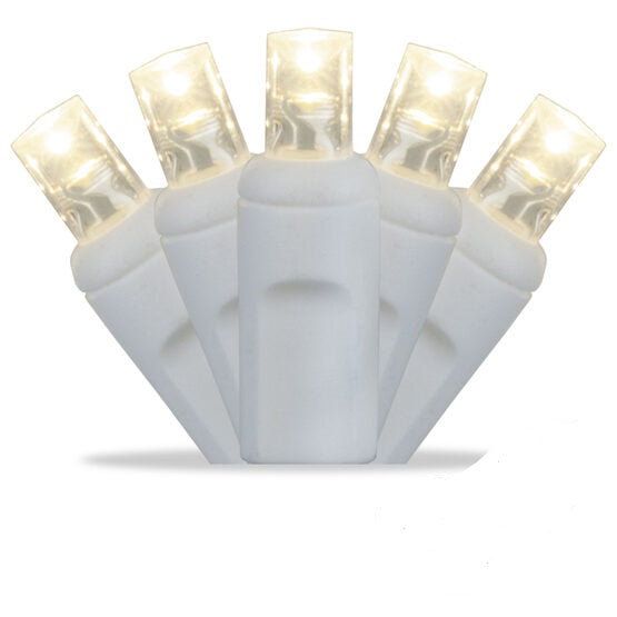 Luces de cadena cóncavas de 5 mm y 50 LED de 4,87 m