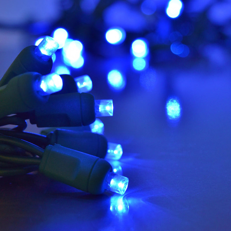 Luces de cadena cóncavas de 5 mm y 50 LED de 4,87 m