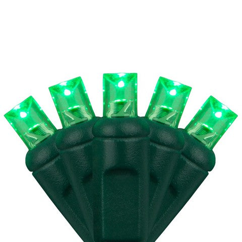 Cadena de luces cóncavas de 33 pies, 100 LED de 5 mm