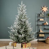 Norway Spruce Snowy Tree Unlit