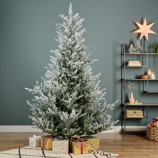 Norway Spruce Snowy Tree Unlit