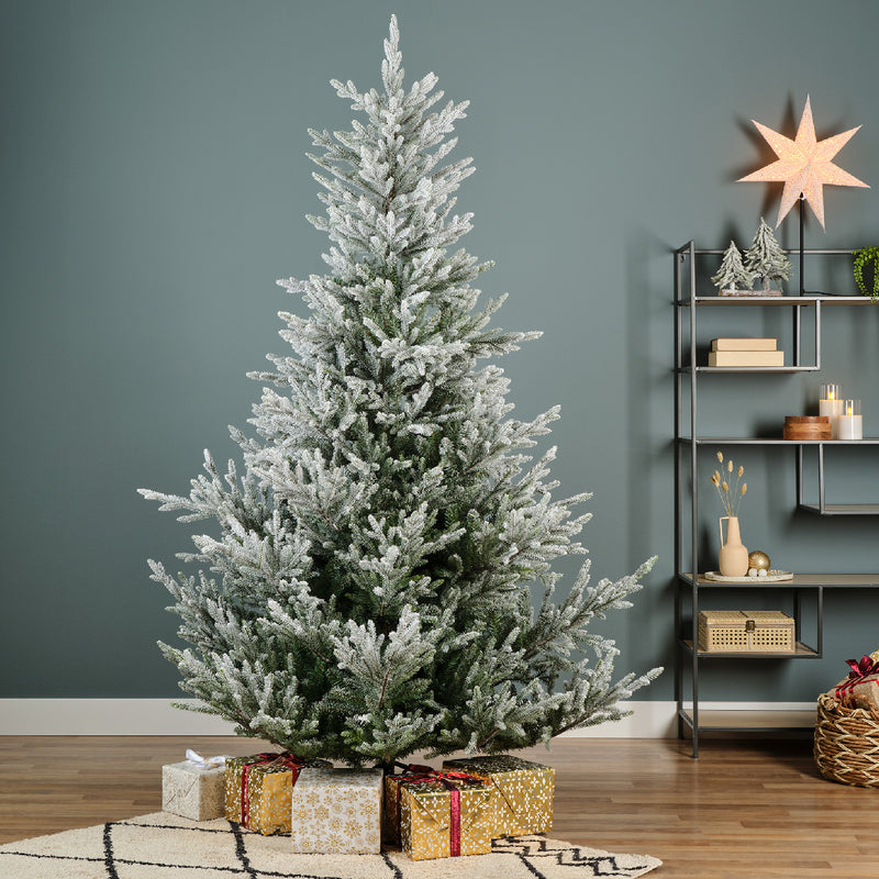 Norway Spruce Snowy Tree Unlit