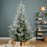 Norway Spruce Snowy Tree Unlit