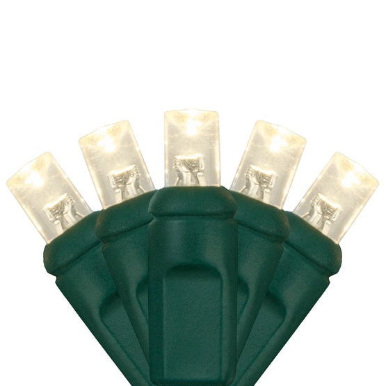 23 PIES 70 LED 5 MM Luces de Cadena Coaxial 4" Espaciado