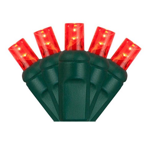 23 PIES 70 LED 5 MM Luces de Cadena Coaxial 4" Espaciado