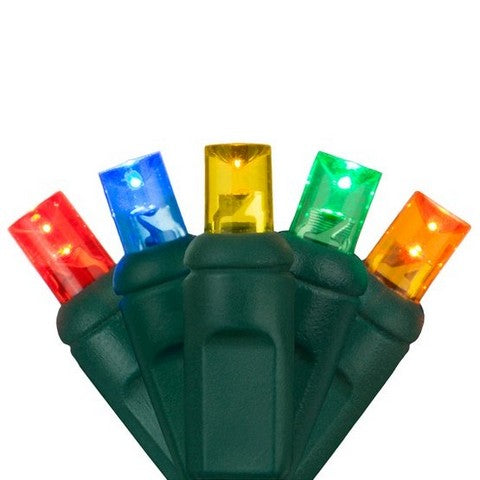 23 PIES 70 LED 5 MM Luces de Cadena Coaxial 4" Espaciado