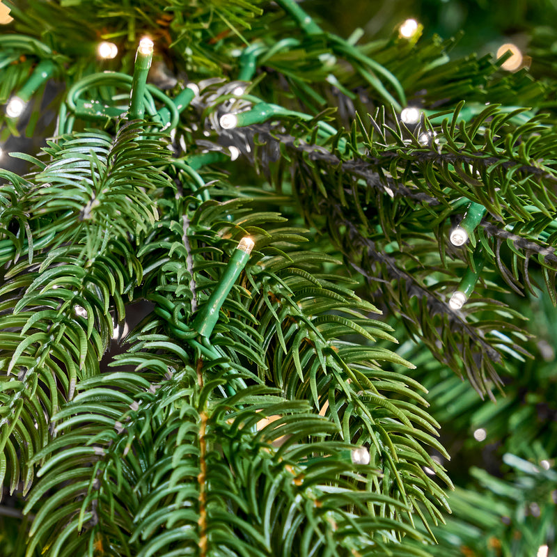 Galloway Spruce Tree Pre-Lit Warm White LED Lights With 8 Functions