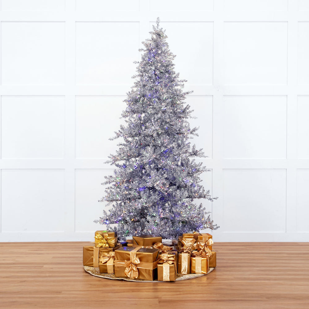 Silverado Tree Pre Lit Warm White & Multi Color Lights