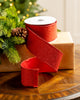 Cinta de malla roja de 6,35 cm x 9,14 m