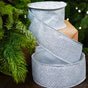 2.5" X 10YD Silver Mesh Ribbon