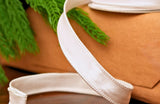 1" X 10YD White Velvet Ribbon Set Of 3