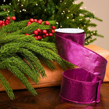 2.5" X 10YD Pink Metallic Ribbon