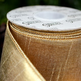 2.5" X 10YD Champagne Metallic Ribbon