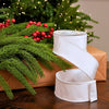 2.5" X 10YD White Velvet Ribbon