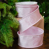 2.5" X 10YD Pink Velvet Ribbon