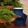 2.5" X 10YD Navy Velvet Ribbon