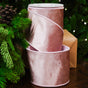 4" X 10YD Pink Velvet Ribbon