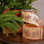 4" X 10YD Gingerbread Ribbon