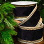 4" X 10YD Black Velvet Ribbon