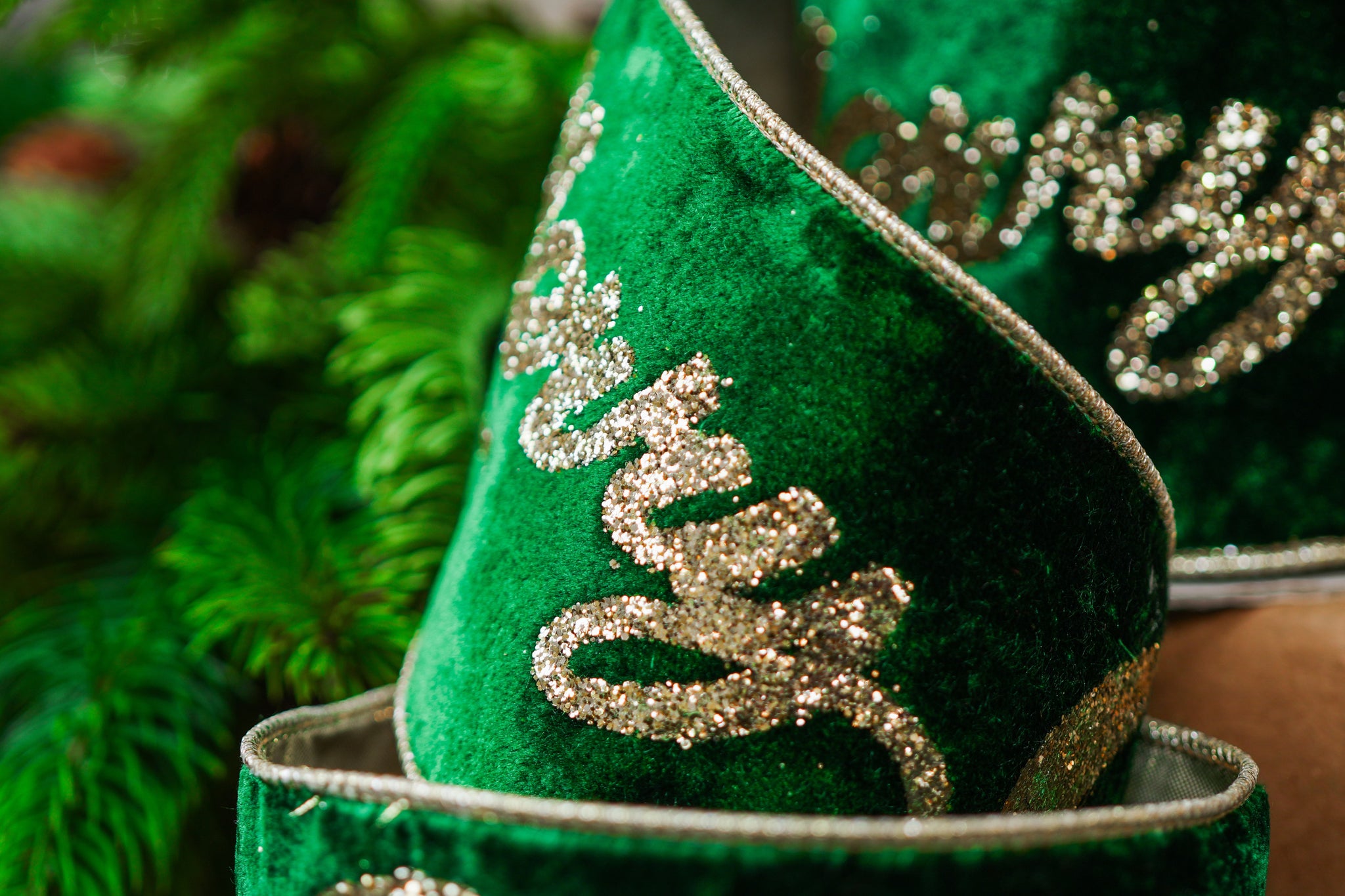 4" X 10YD Merry Christmas Ribbon